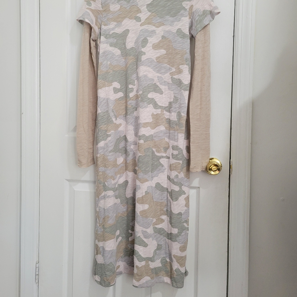 ATM Anthony Thomas Melillo Cream Gray Midi Pencil Skirt - Picture 4 of 11